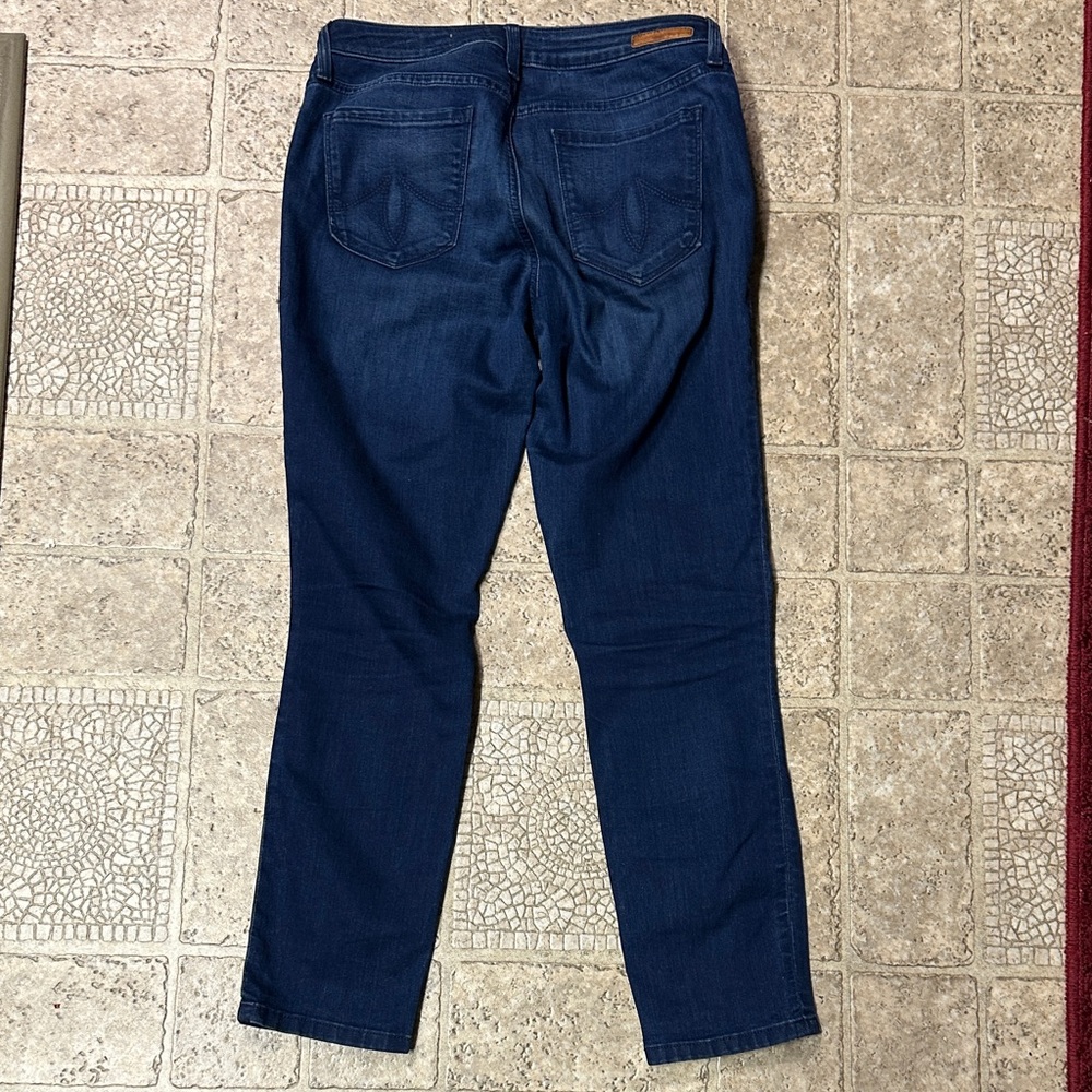 Level 99 Indigo Skinny Straight Jeans size 30P - Picture 3 of 5